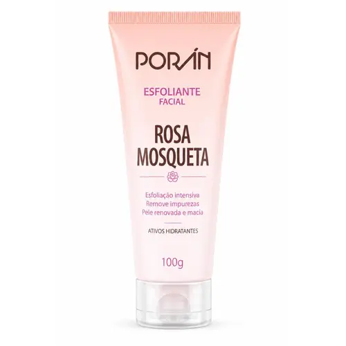 Esfoliante Facial Rosa Mosqueta 100 gramas Poran