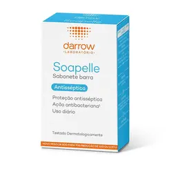 Sabonete em Barra Soapelle Ação Antisséptica Corpo e Rosto 70g