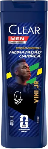 Shampoo Anticaspa Hidratação Campeã Clear Men 400ml