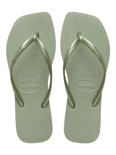 Chinelos Havaianas Slim Square Smoke Green 39/40