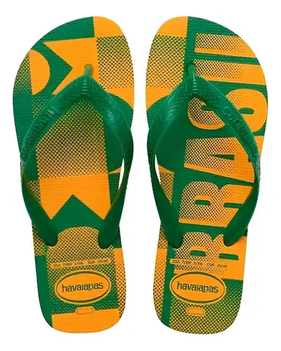 Chinelo Havaianas Top Vai Brasil Amarelo 29/30