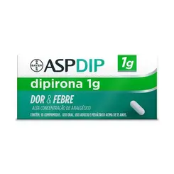 Aspdip Dipirona 1g 10 Comprimidos