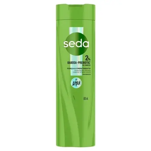 Shampoo Seda By Rayza Babosa-Prebiotic Força e Crescimento 300mL