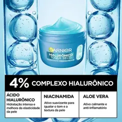 Hidratante Preenchedor Facial Garnier Hialurônico Toque Seco e Preenchimento 85g