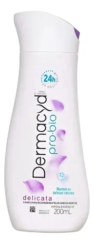 Sabonete Íntimo Dermacyd Delicata Jasmim 200ml Proteção 24h