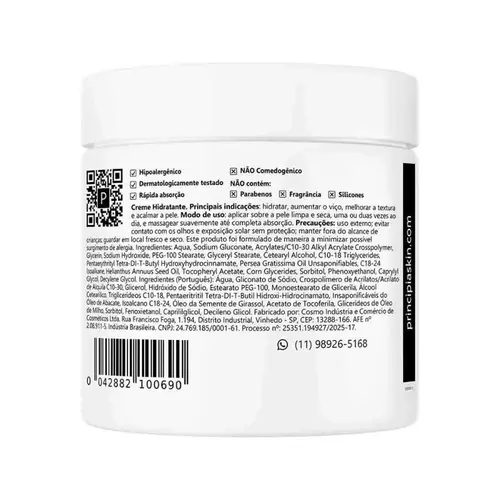 Creme Hidratante Corporal Principia Ch-02 454g
