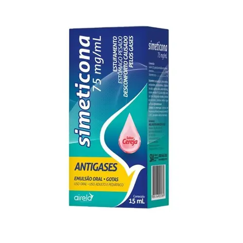 Simeticona 75mg/mL Sabor Cereja Gotas 15mL Airela