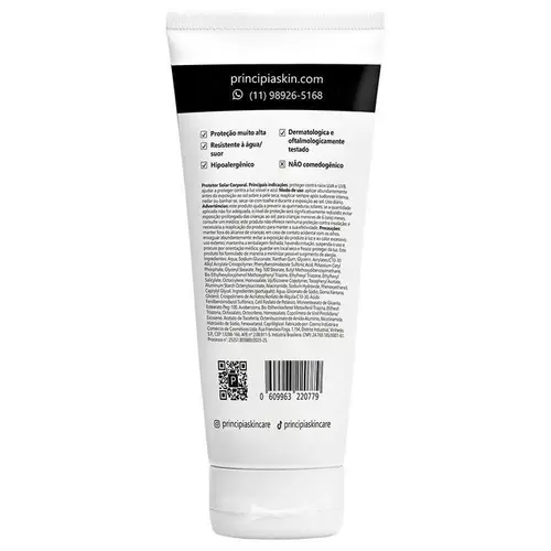 Protetor Solar Toque Seco FPS 60 Principia 200mL