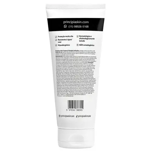 Protetor Solar Corporal Toque Seco FPS 99 Principia 200mL