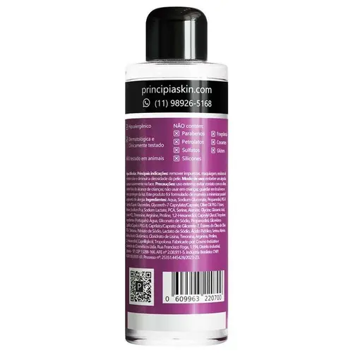 Água Micelar Principia 200mL