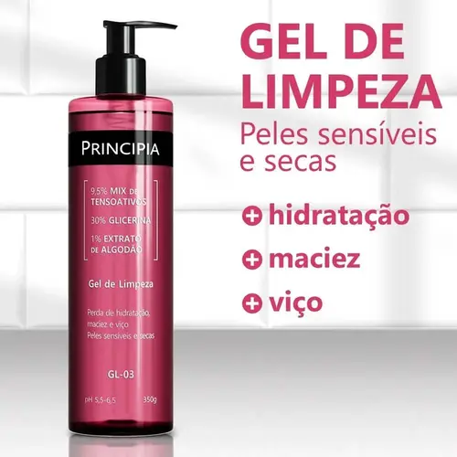 Gel De Limpeza Facial Principia 350mL