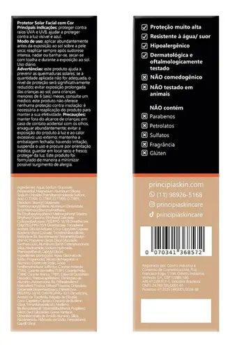 Protetor Solar Principia Fps 70 30mL - Cor 2.0