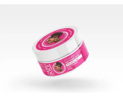 Cera Modeladora Classic Hair Tranças Alta Fixação 100g Cheiro Doce