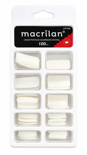 Unhas Posticas Macrilan Bailarina 100 Unidades