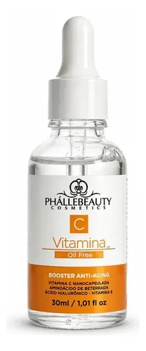 Sérum Facial Vitamina C Phállebeauty Oil Free Anti-aging