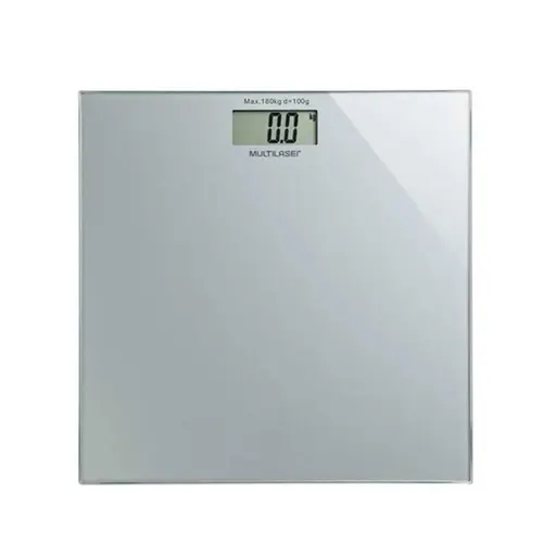Balança Digital de Controle Corporal Multilaser Digi-Health Prata 1 Unidade 180Kg