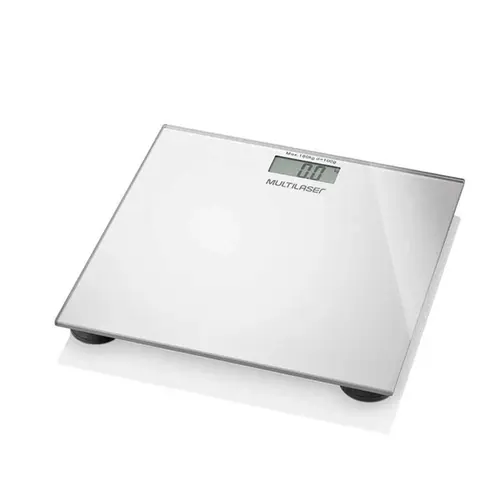 Balança Digital de Controle Corporal Multilaser Digi-Health Prata 1 Unidade 180Kg
