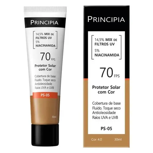 Protetor Solar Facial Cor 4.0 Fps 70 Principia 30ml
