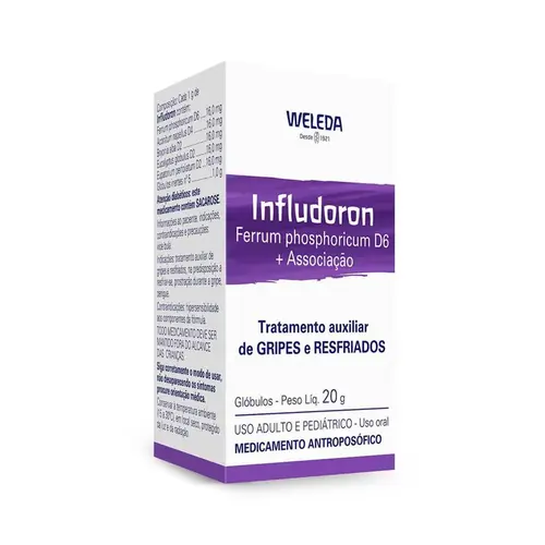 Infludoron Ferrum Phosphoricum D6 + Associações Glóbulos 20g