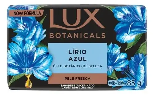 Sabonete em Barra Lírio Azul Óleos Hidratantes 6 Unidades de 85g Cada