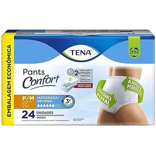 Roupa Intima Tam.P/M Tena Pants Comfort Lv24 Pg21
