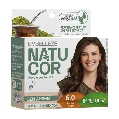 Tintura Natucor 6.0 Louro Escuro