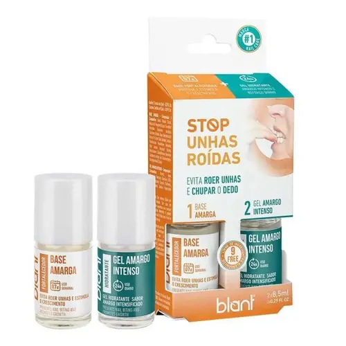Blant Stop Unhas Roídas Base Amarga + Gel Amargo Intenso