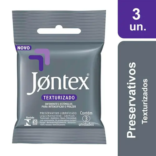 Preservativo Jontex Texturizado 3 Unidades
