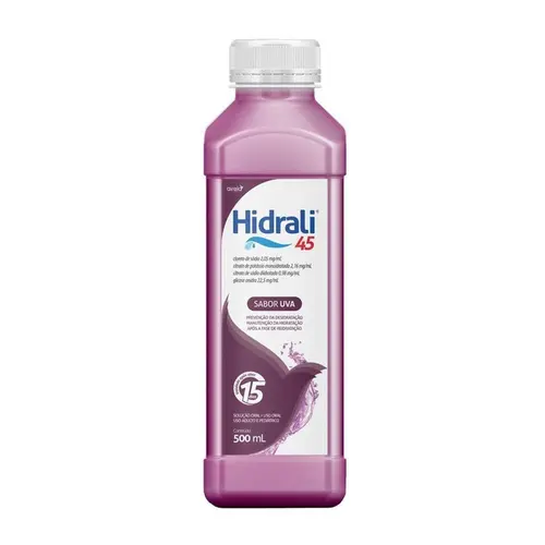 Hidrali 45 Sabor Uva 500ml