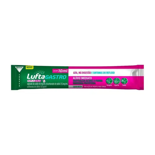 LuftaGastro Dupla Ação Sache Menta 1 Unidade