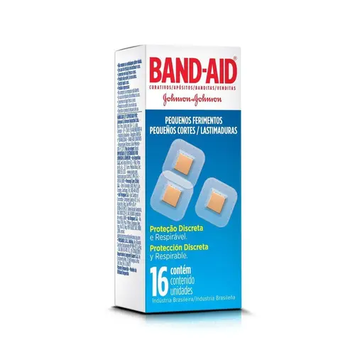 Curativo Band-Aid Pequenos Ferimentos 16 Unidades